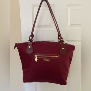 MZ Wallace Nylon Tote - Cranberry Red